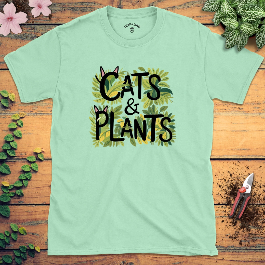 Cats & Plants Tee