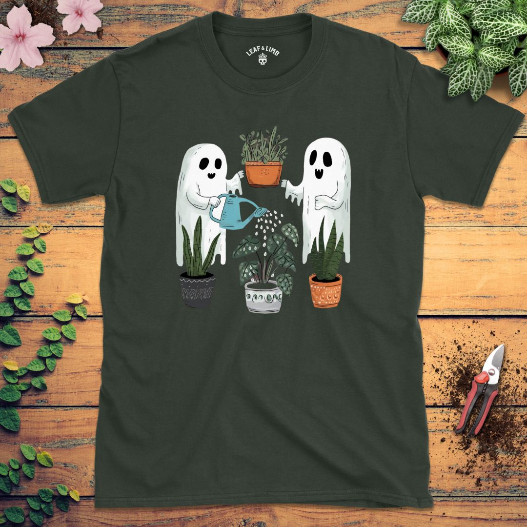 Ghosts Watering Plants Tee