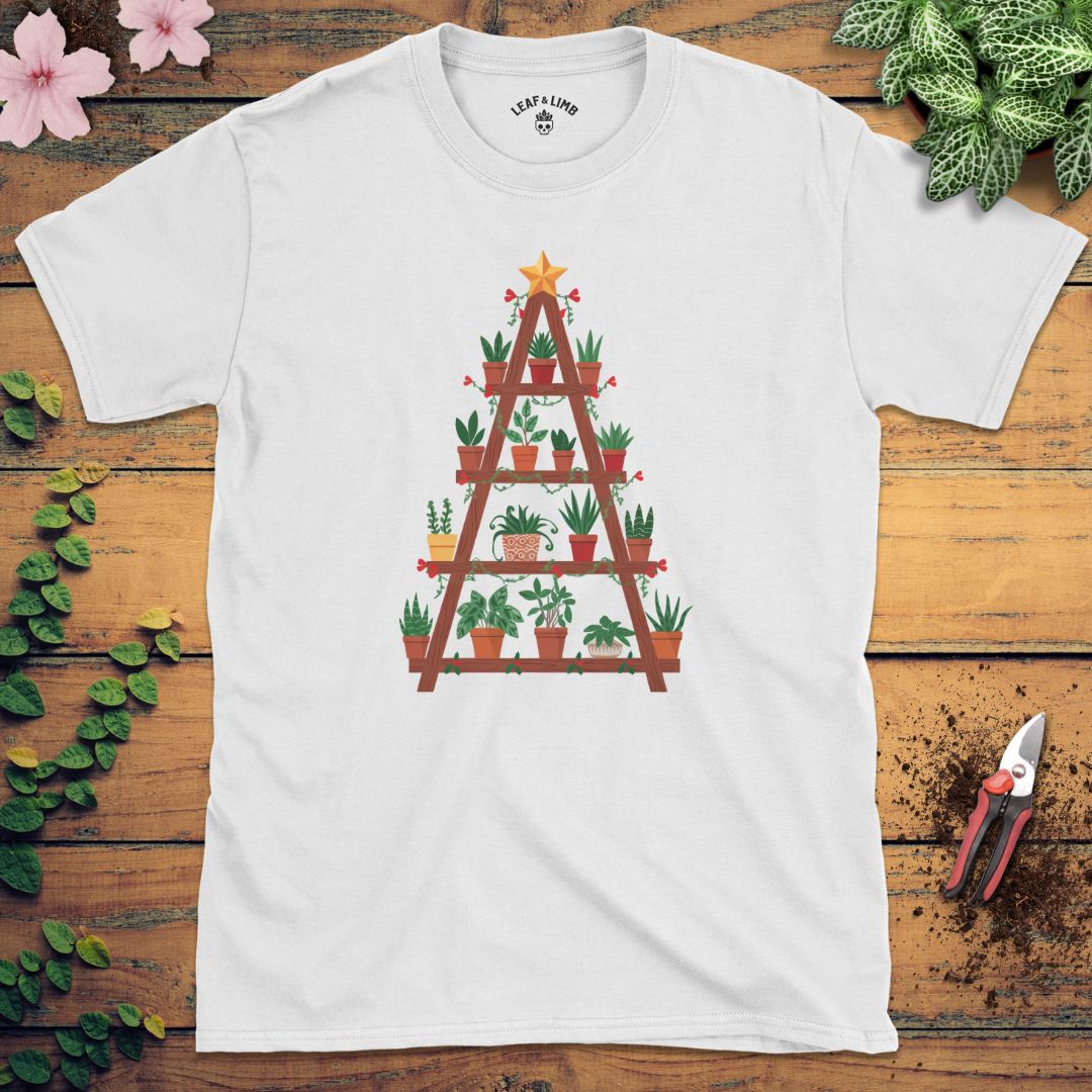 Houseplant Christmas Tree Tee