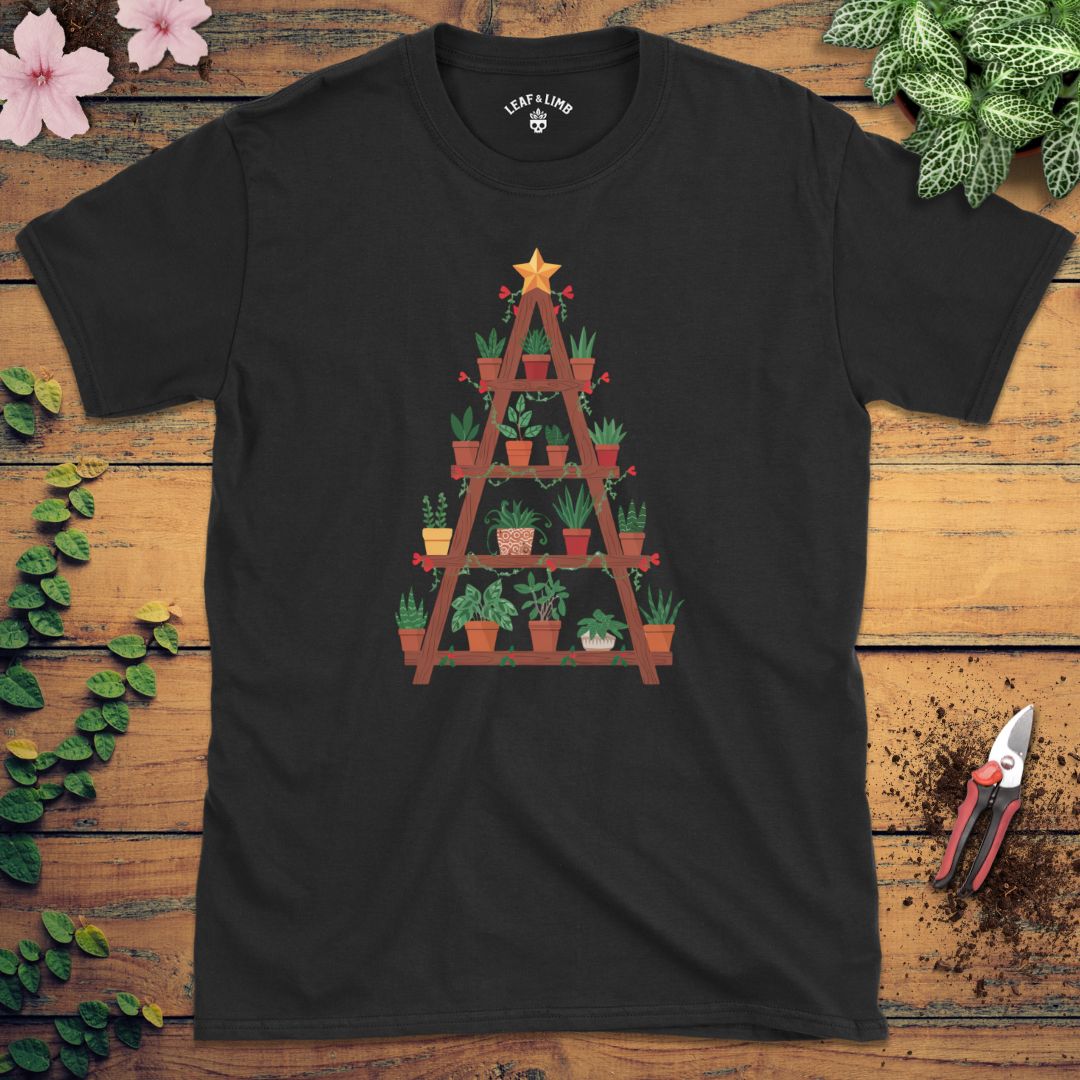 Houseplant Christmas Tree Tee