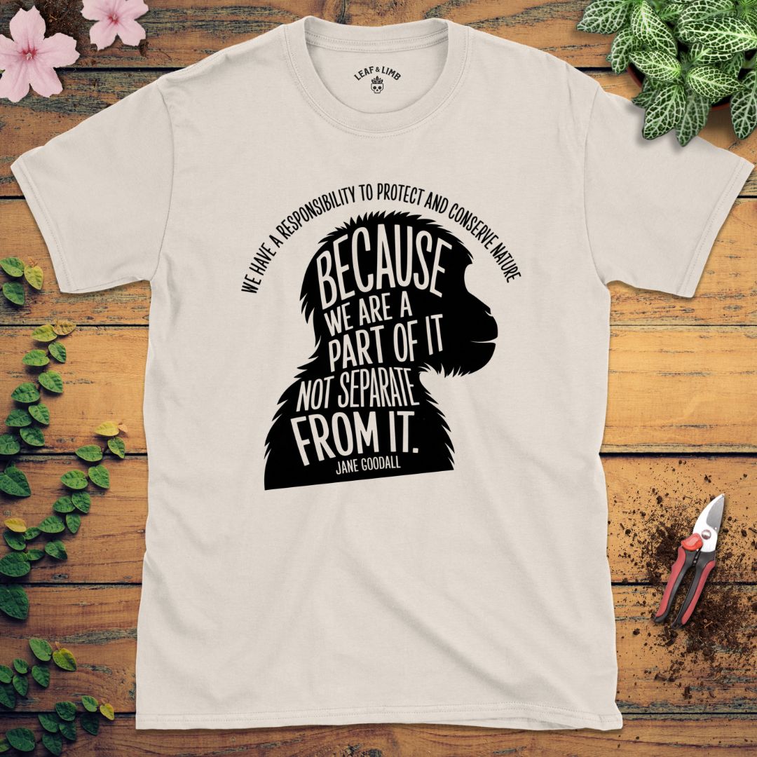 Jane Goodall Quote Tee