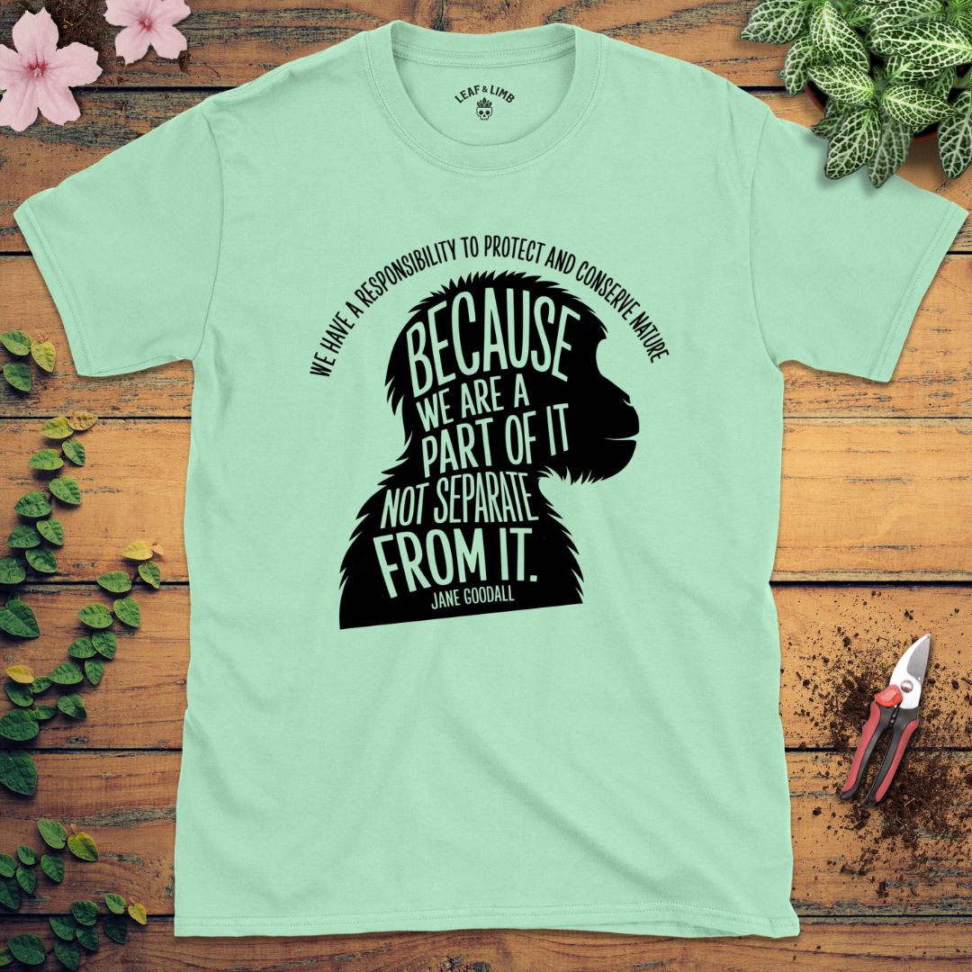 Jane Goodall Quote Tee