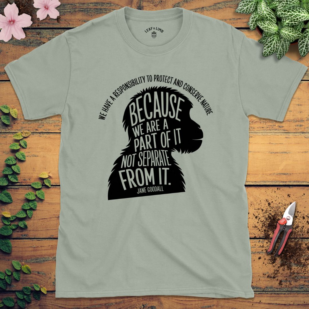 Jane Goodall Quote Tee