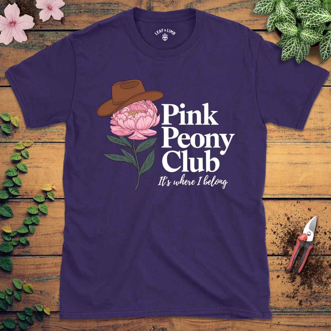 Pink Peony Club Tee