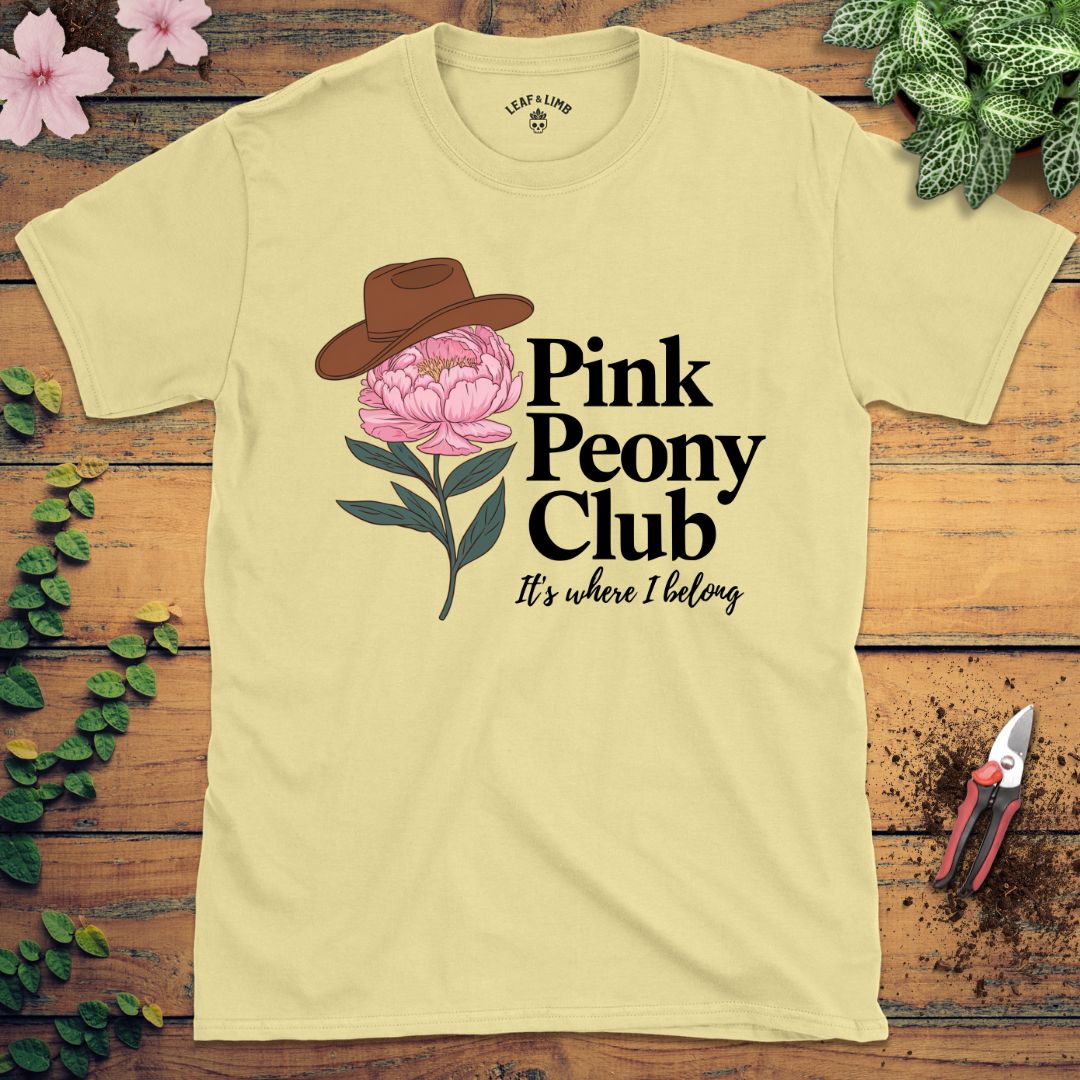 Pink Peony Club Tee