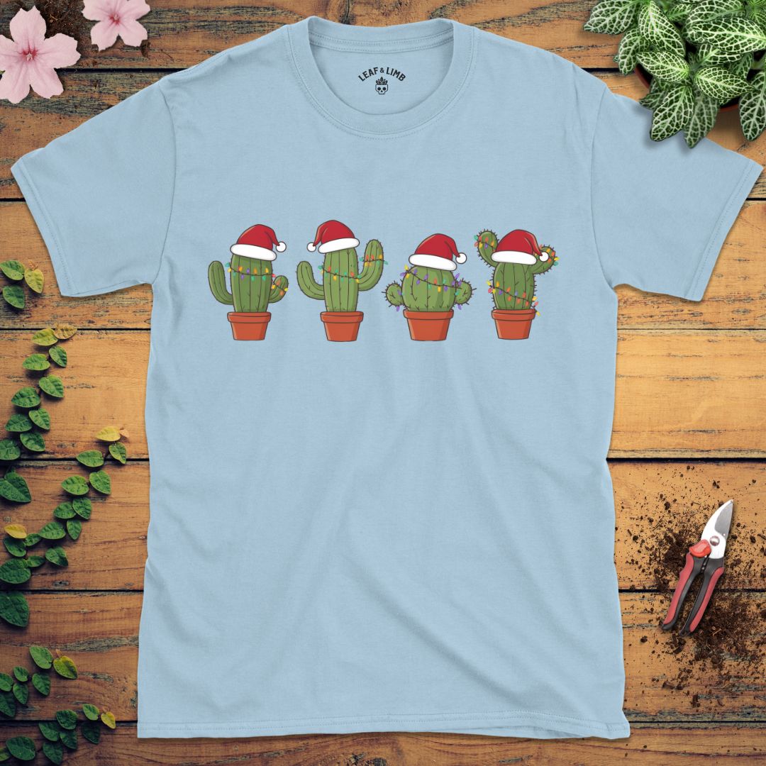 Santa Hat Cacti Tee