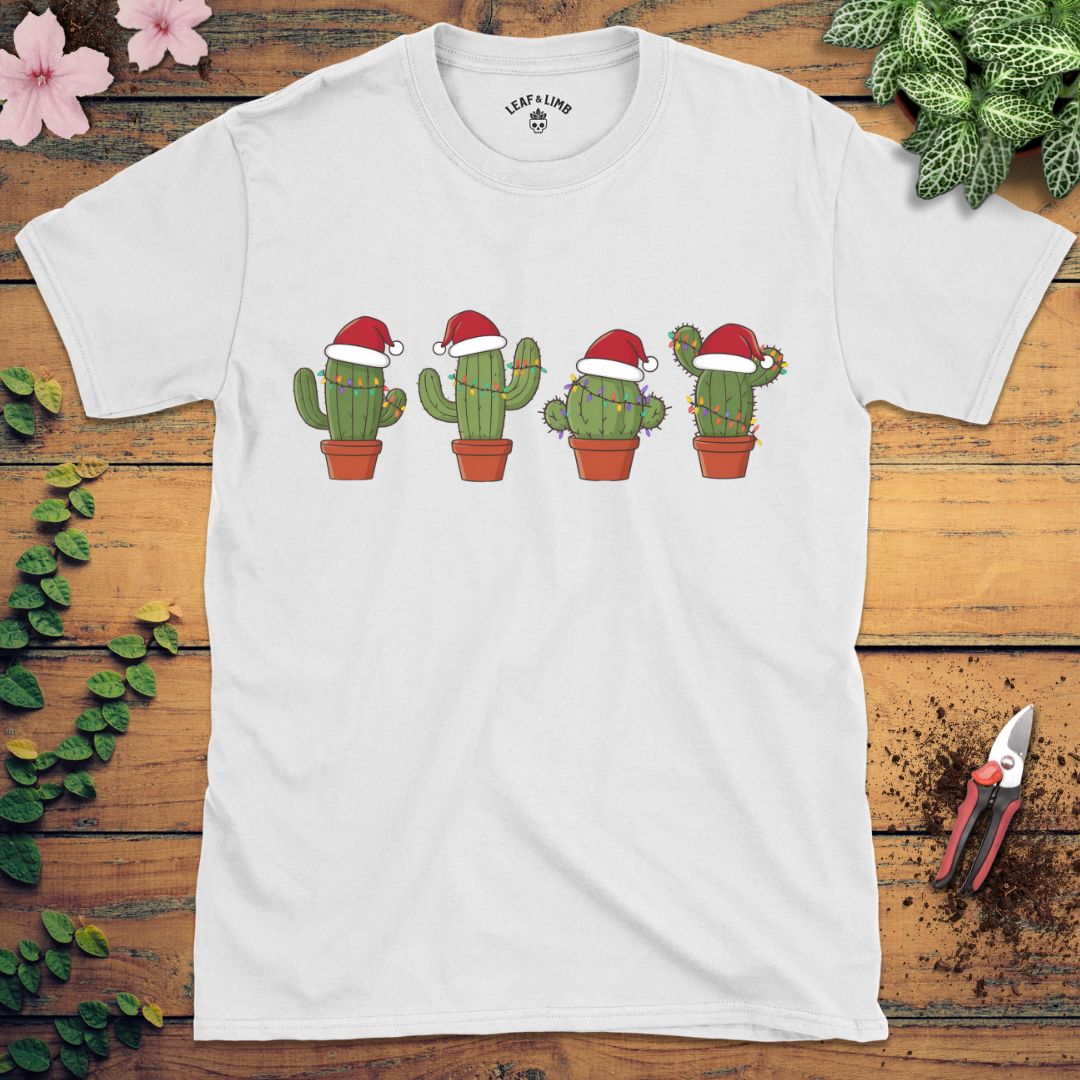 Santa Hat Cacti Tee